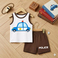 ( 1–7 Years) Premium Kids DTF Print Summer Combo Set – Cartoon Edition