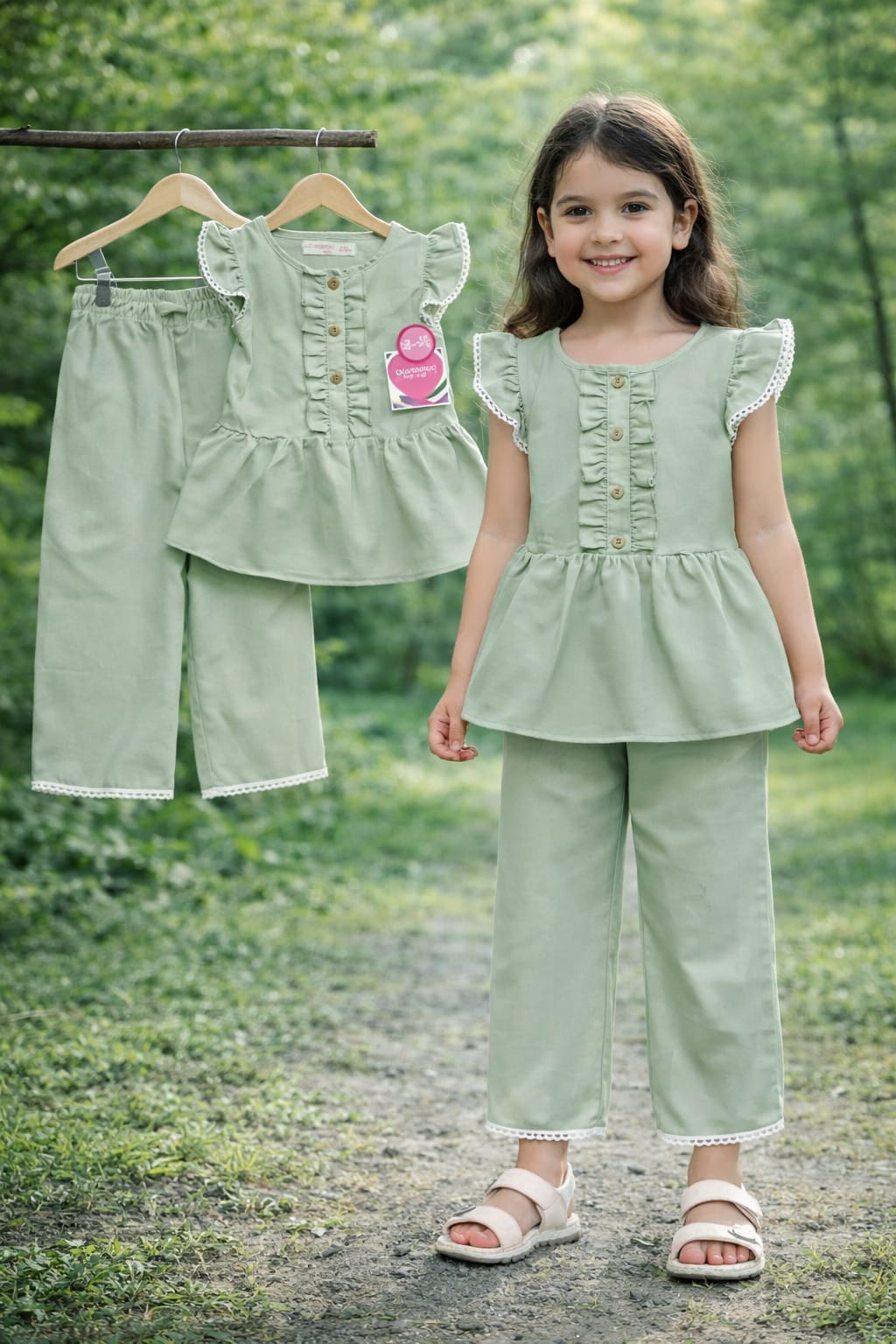 1 years to 8 years Frock +Flazu set