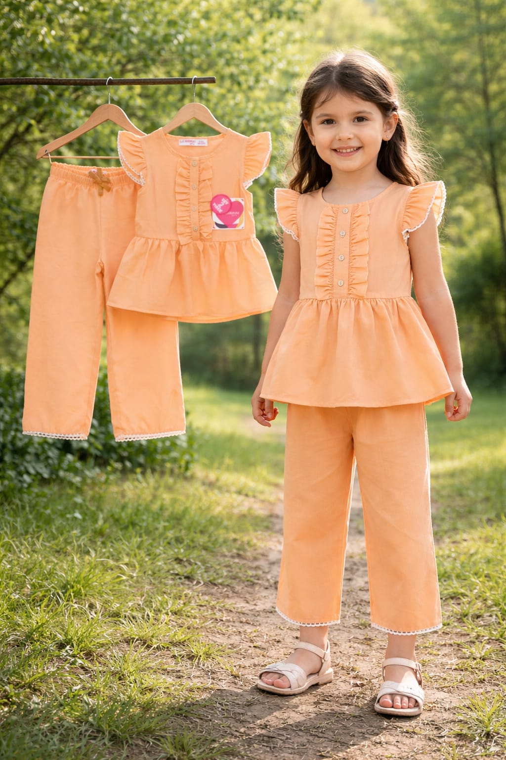 1 years to 8 years Frock +Flazu set