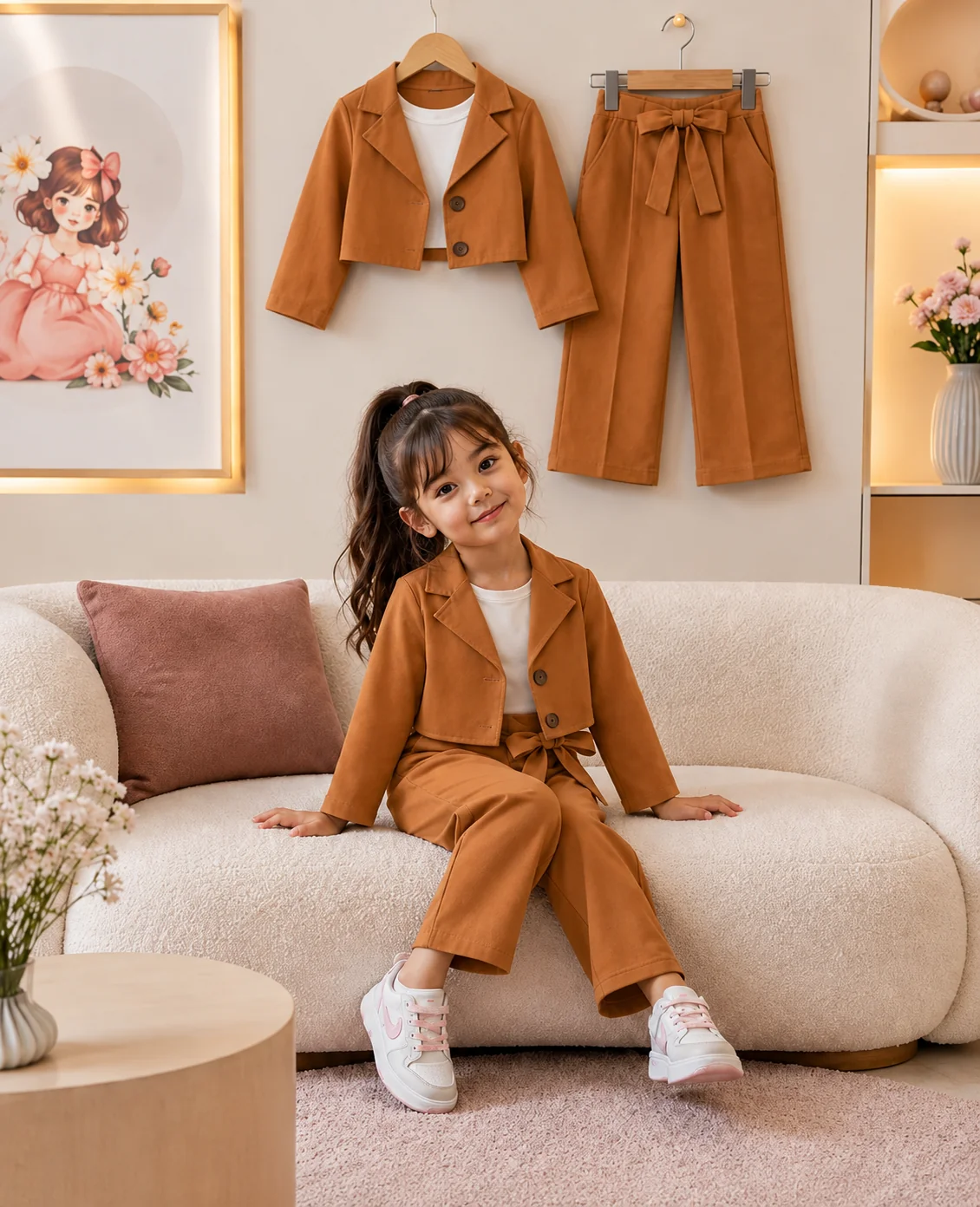 Girls Premium Blazer & Pants Set (2yrs-12yrs)
