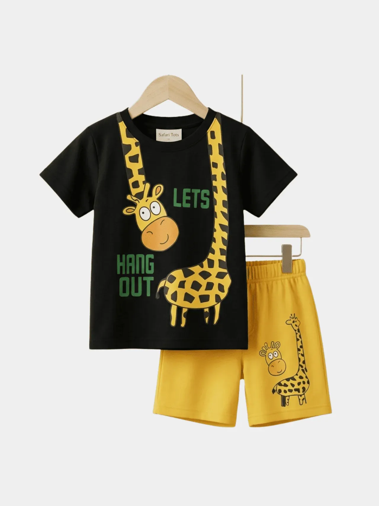 Boys Animal T-shirt And Shorts Set