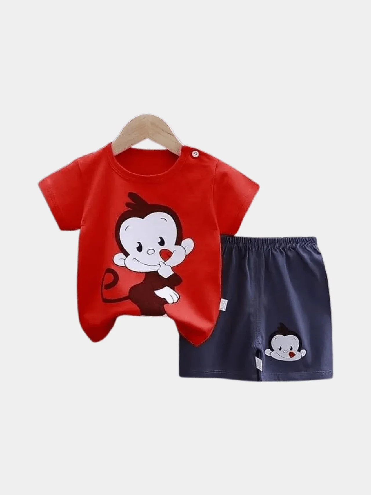 Boys Bunny Adventure T-shirt And Shorts Set