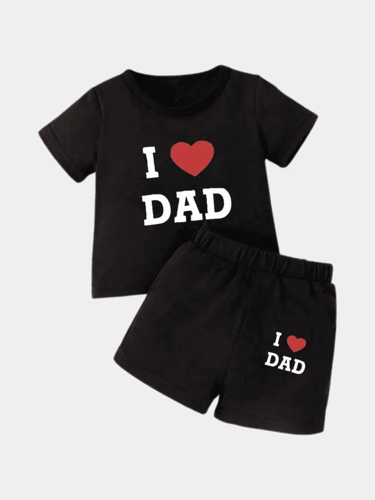 Boys I Love Dad T-shirt And Shorts Set