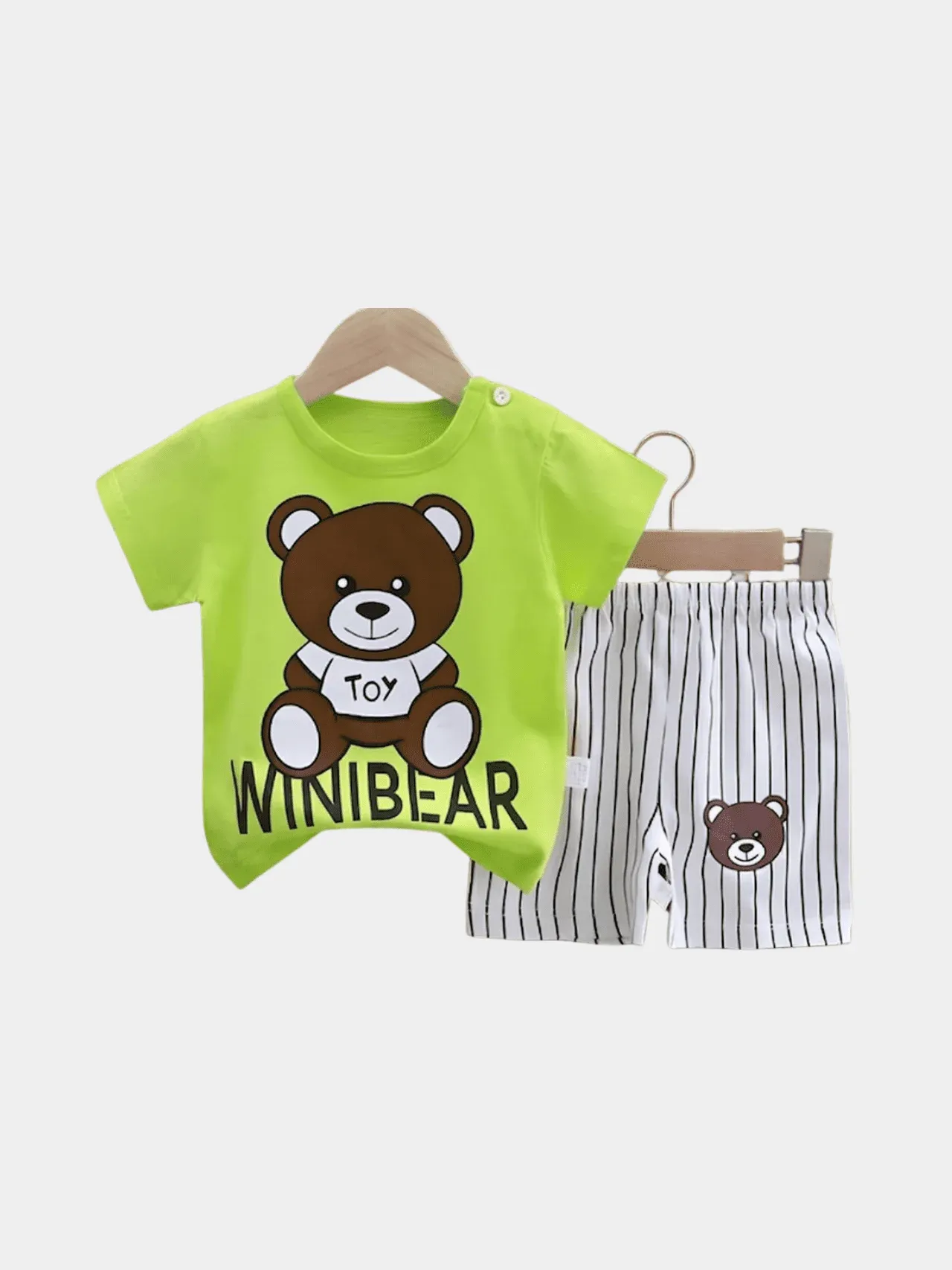 Boys Panda T-shirt And Shorts Set