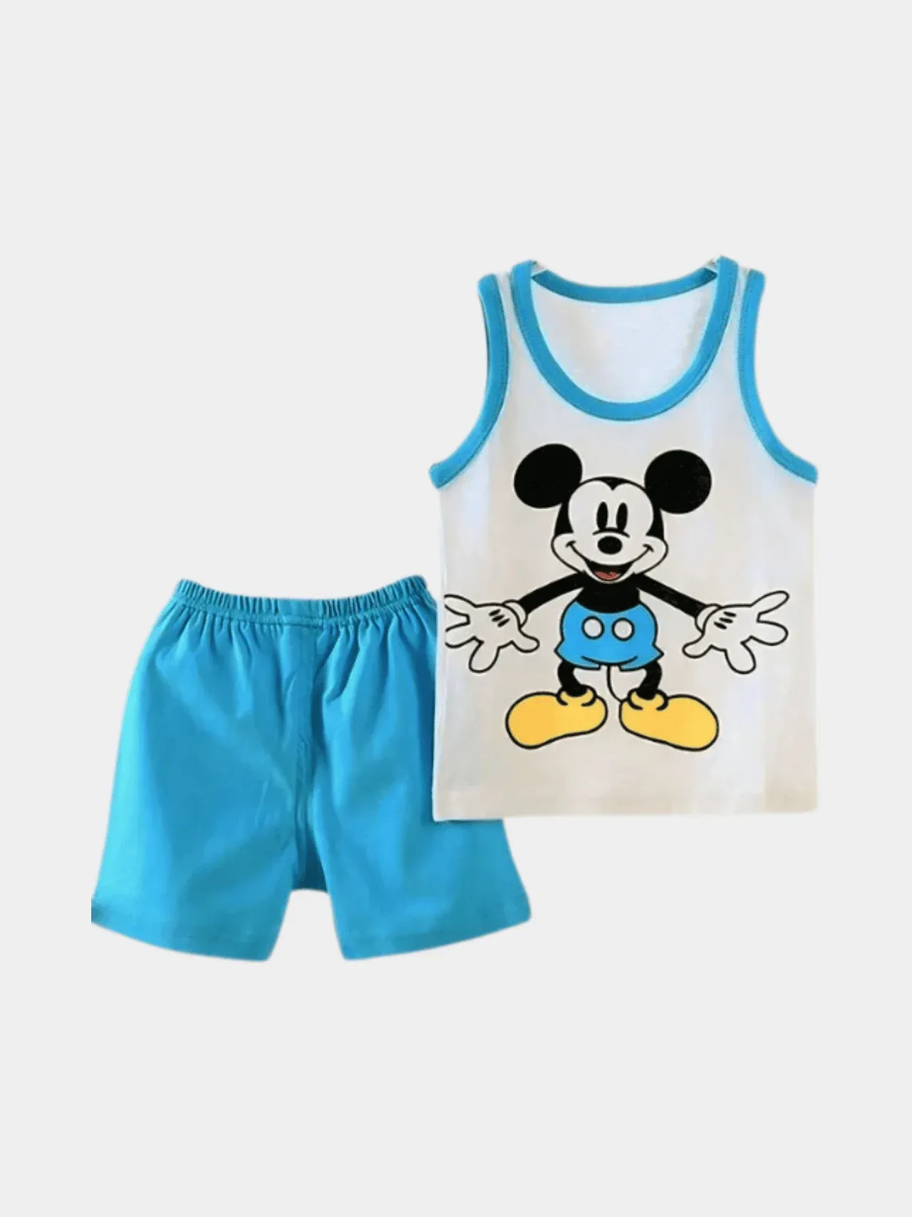 Boys Peek-a-Boo Teddy Bear T-shirt And Shorts Set