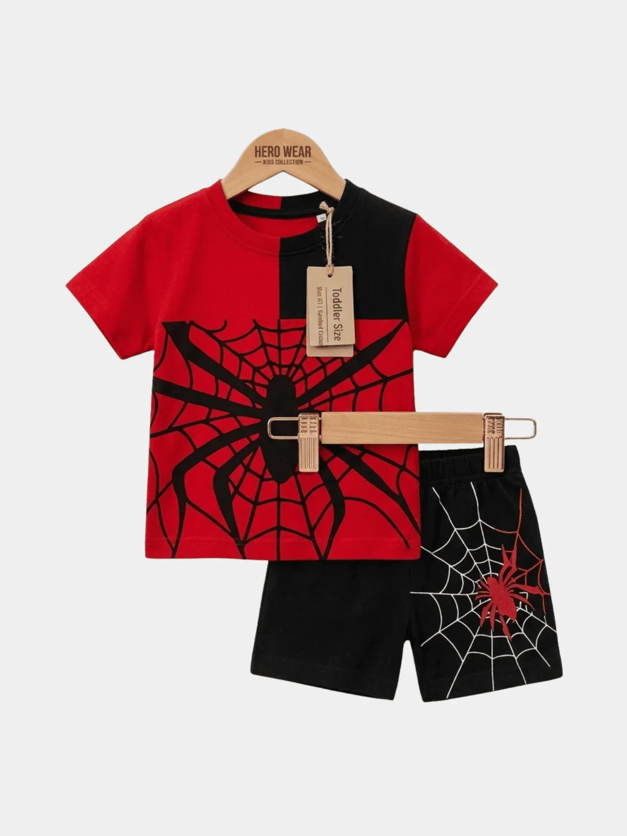 Boys Spiderman T-shirt And Shorts Set