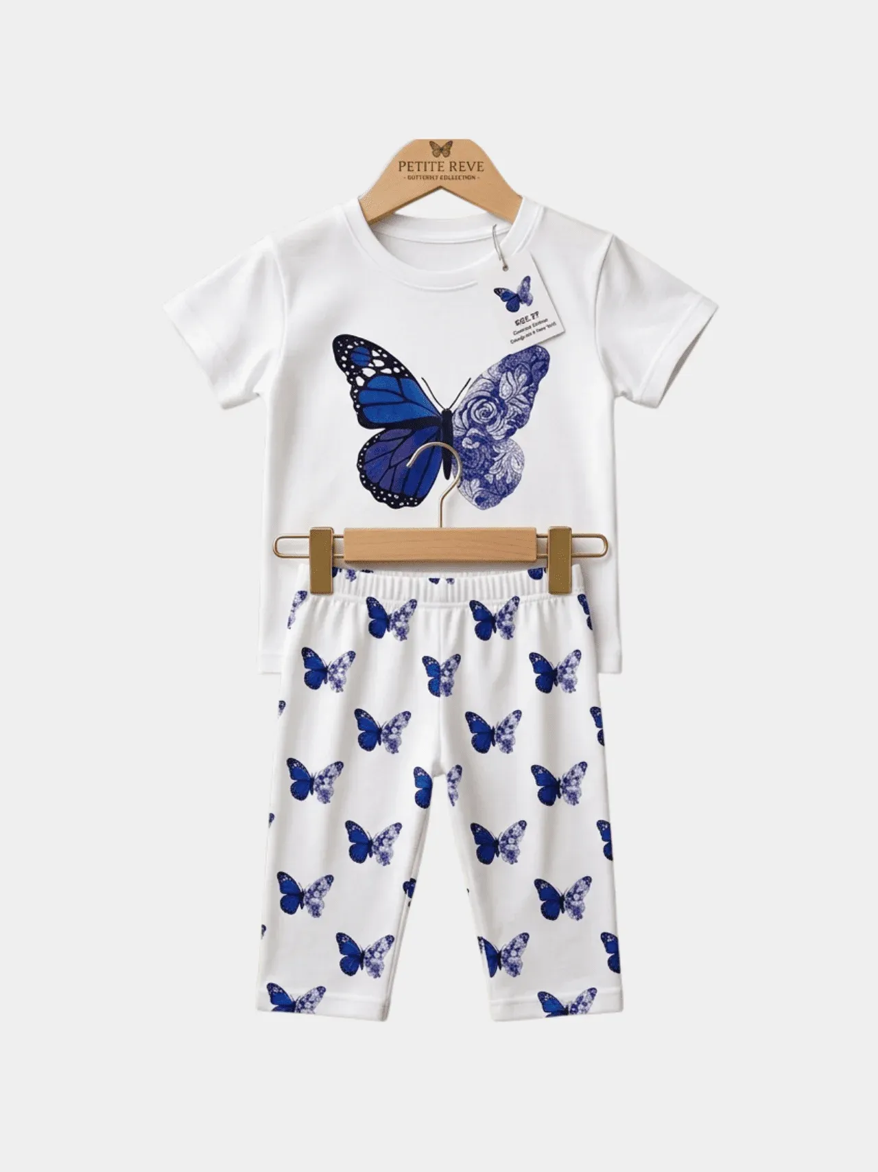 Girls Heart T-shirt And Long Pant Set