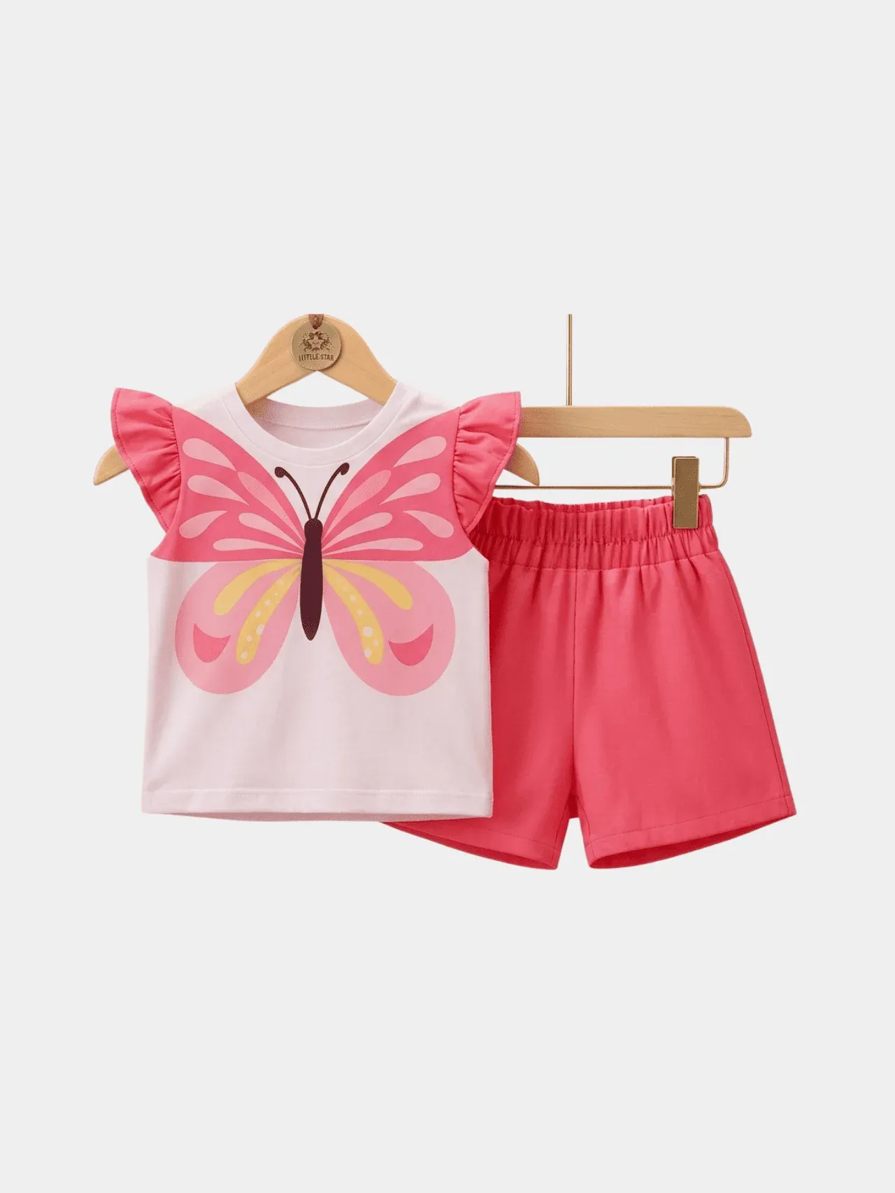 Girls Rabbit T-shirt And Shorts Set