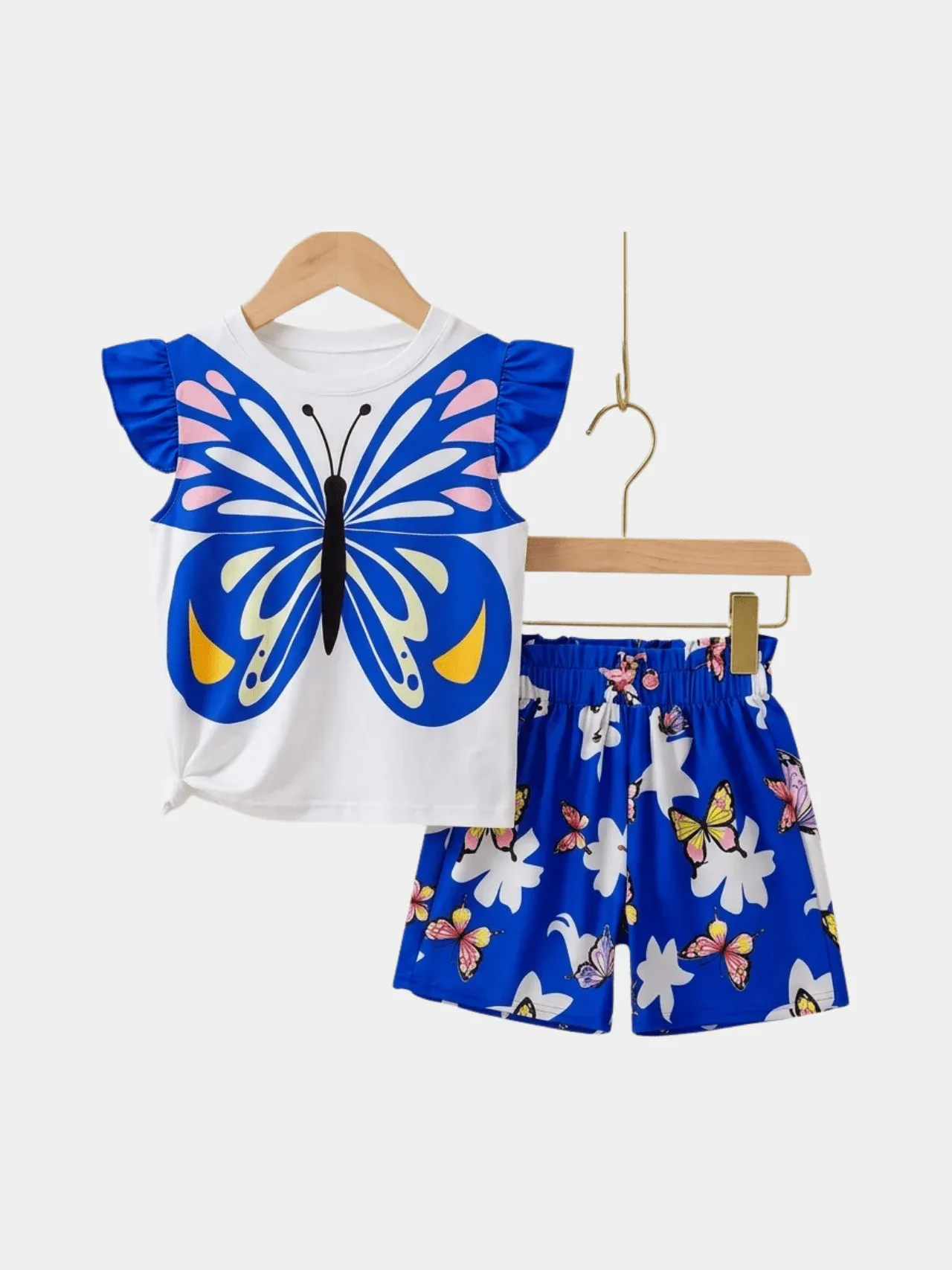 Girls Rabbit T-shirt And Shorts Set